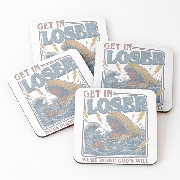 Item preview, Get in Loser We're Doing God's Will Funny Christian Bible designed and sold by BousinilyArt.
