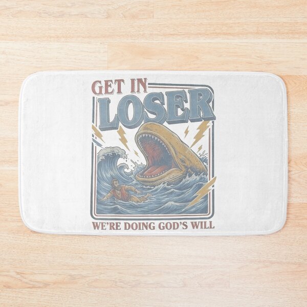 Item preview, Get in Loser We're Doing God's Will Funny Christian Bible designed and sold by BousinilyArt.