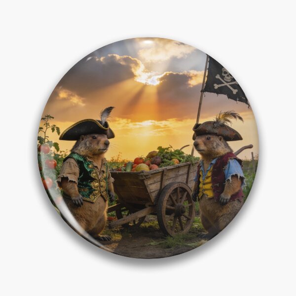 Item preview, Groundhog Garden Pirates Strike Again designed and sold by Tridentulus.