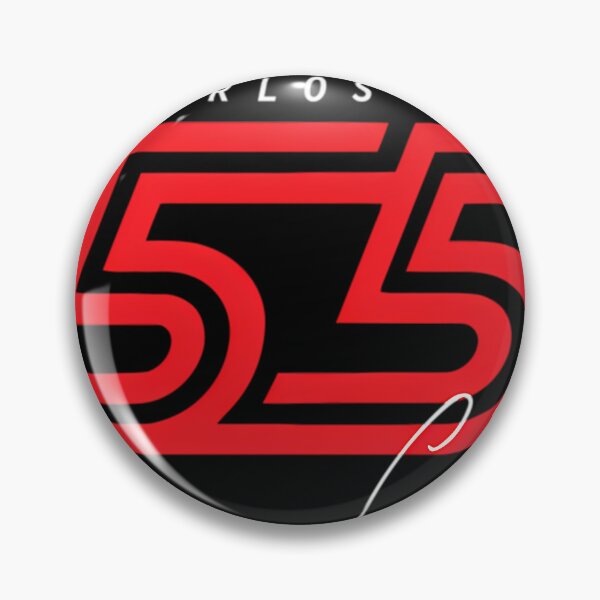 Item preview, Red Carlos Sainz 55 Logo Classic designed and sold by silverraygun1.