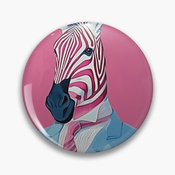 Item preview, Elegant Zebra Design on Blue Suit - Formal Animal Pop Art Style designed and sold by Hipatye26.