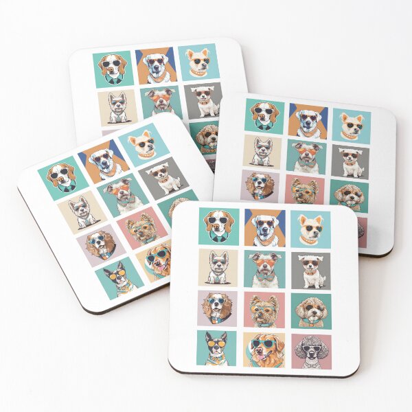 Item preview, Cool Dogs in Sunglasses designed and sold by crittersitter.