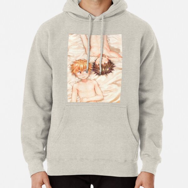 Couple Of Anime Boys In Bed Pullover Hoodie By Rafasverige Redbubble
