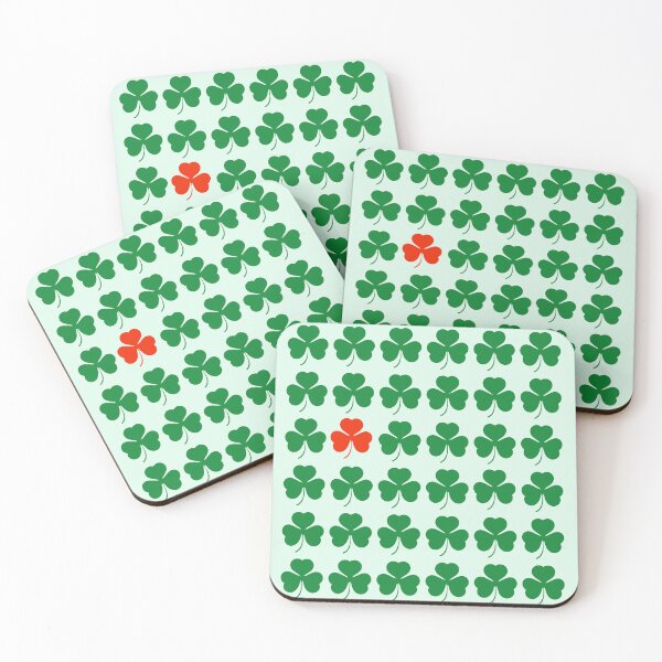 Item preview, St Patrick's Green Shamrocks with One Red IRELAND designed and sold by Greenbaby.