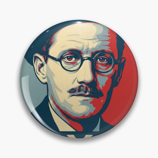 Item preview, James Joyce Hope Style Retro Poster Art  designed and sold by Anya Byron.