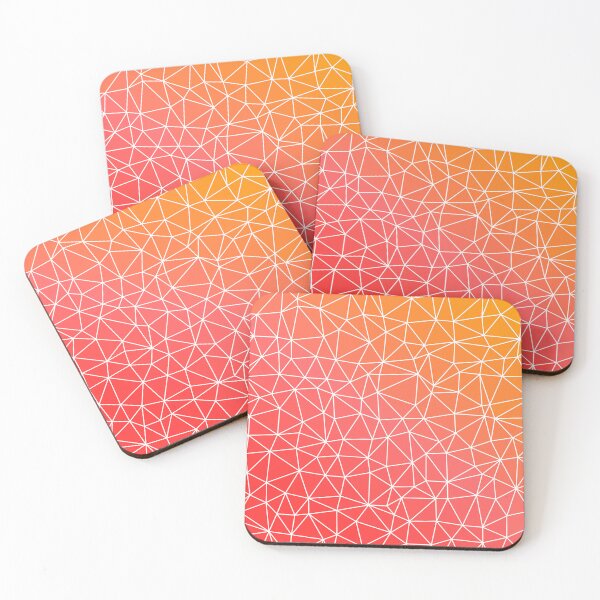 Item preview, Geometric Deep Orange Pattern designed and sold by patternsoup.