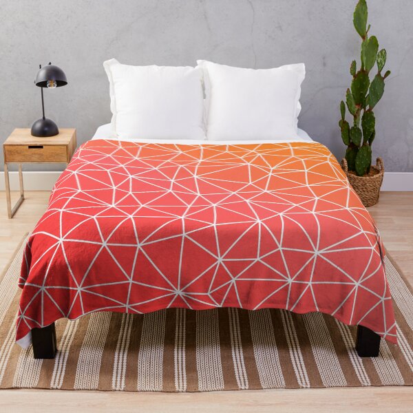 Item preview, Geometric Deep Orange Pattern designed and sold by patternsoup.