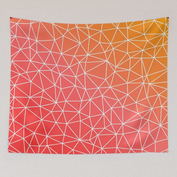 Item preview, Geometric Deep Orange Pattern designed and sold by patternsoup.