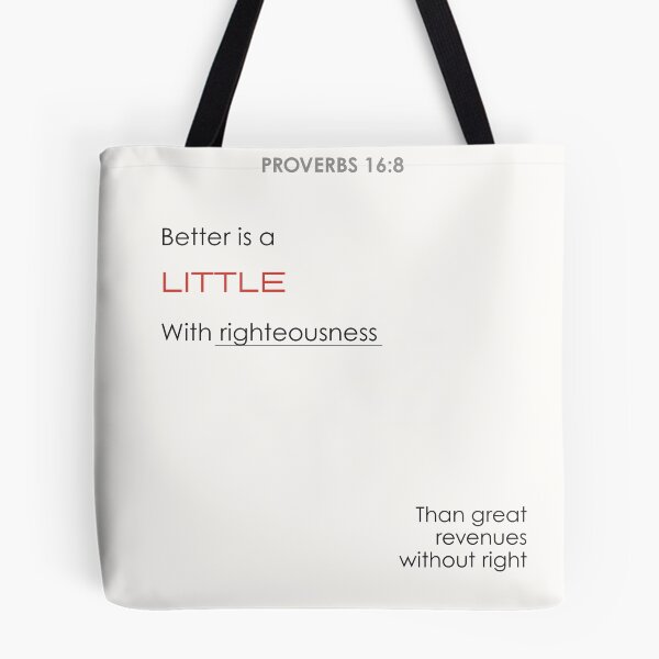 Item preview, Proverbs 16:8 designed and sold by Undonemadenew.