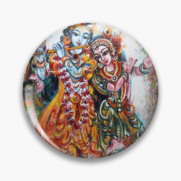 Item preview, Radha Krishna Floral Dance designed and sold by Harsh  Malik.