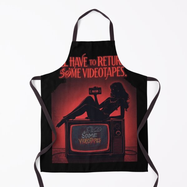 Item preview, I Have to Return Some Videotapes – Neon Retro Thriller Art designed and sold by ConfuseLab Alt.