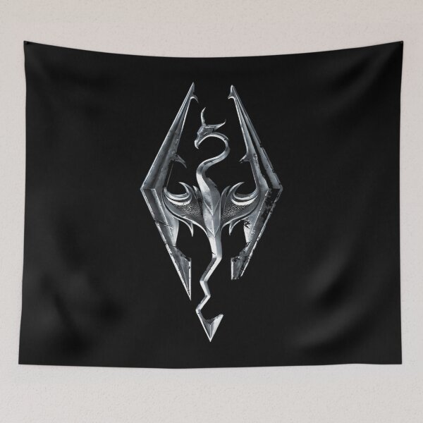 Item preview, Skyrimm Logo Ironn designed and sold by Taufik Shopping ⭐⭐⭐⭐⭐.