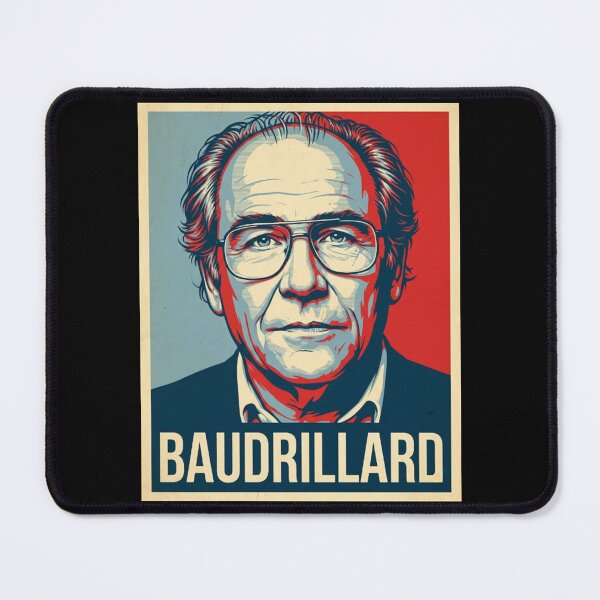 Item preview, Jean Baudrillard Hope Style Retro Poster Art designed and sold by Anya Byron.