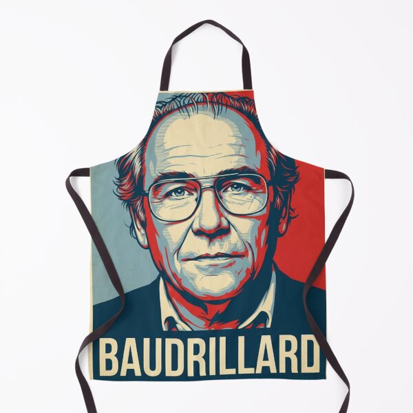 Item preview, Jean Baudrillard Hope Style Retro Poster Art designed and sold by Anya Byron.