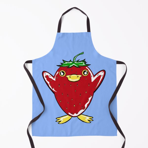 Item preview, Strawberry Duck with Blue Background  designed and sold by missmann.