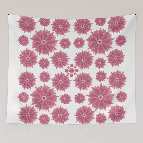 Item preview, Soft Dusty Pink Chrysanthemum Pattern designed and sold by HopeAndHustle.