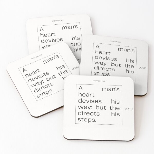 Item preview, Proverbs 16:9 designed and sold by Undonemadenew.