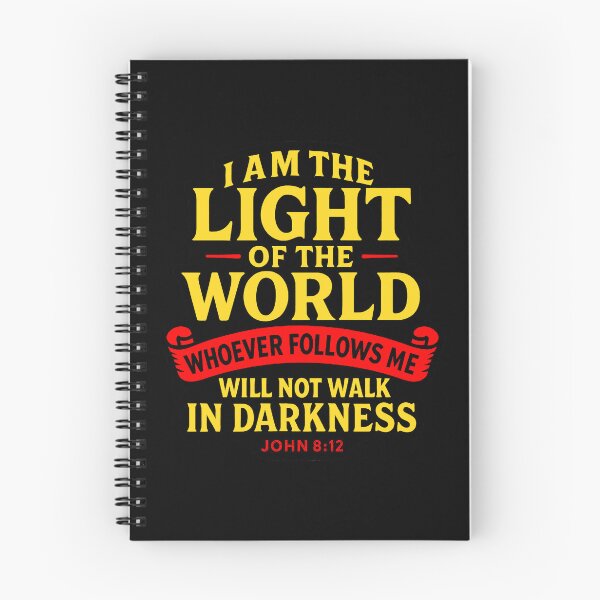 Item preview, John 8:12 I Am The Light Of The World  designed and sold by plushism.