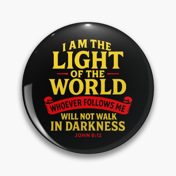 Item preview, John 8:12 I Am The Light Of The World  designed and sold by plushism.