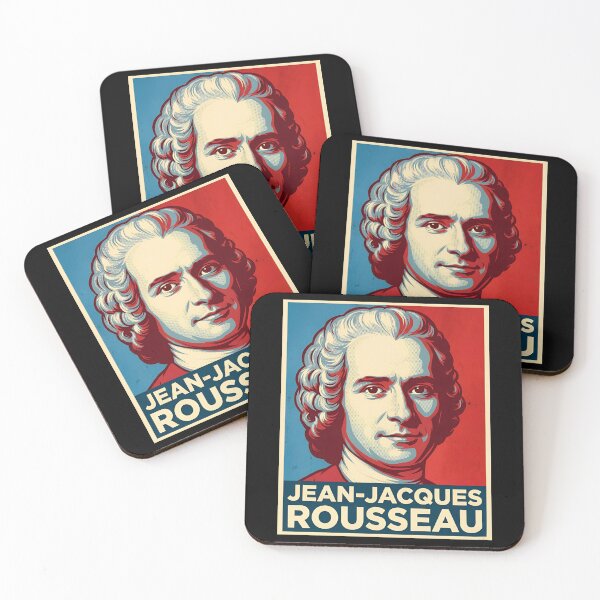 Item preview, Jean-Jacques Rousseau Hope Style Retro Poster Art  designed and sold by Anya Byron.
