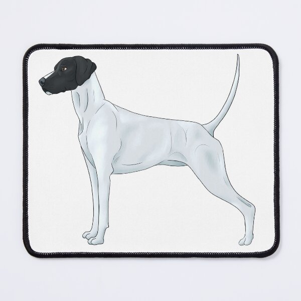 Item preview, German Shorthair Pointer Black and White designed and sold by Pawsome-Doodles.