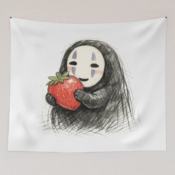 Item preview, NO FACE WITH STRAWBERRY designed and sold by LIS AND MELIVERSO.