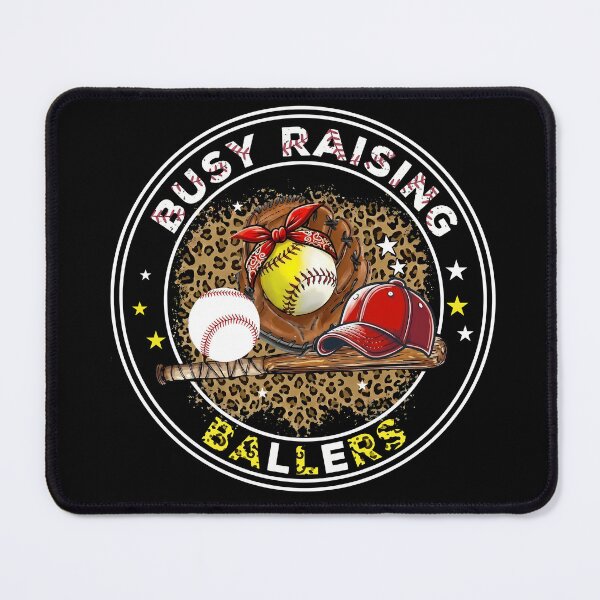 Item preview, Busy Raising Ballers Softball Mom Shirt designed and sold by KIROSALS.