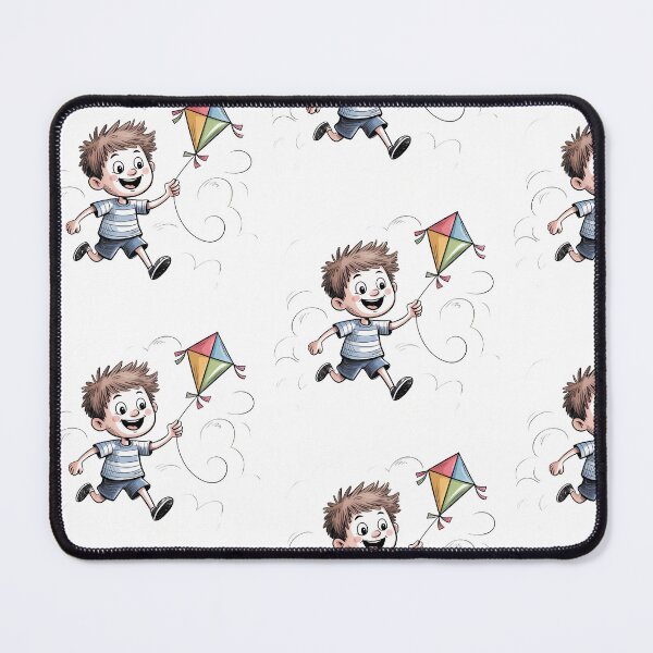 Item preview, Happy Kid Running with kite - Fun, Cute, Lovely designed and sold by TrendAndTinsel.