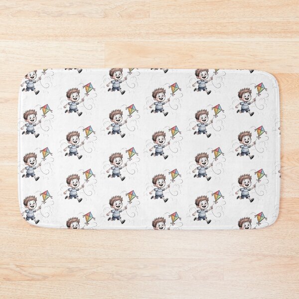Item preview, Happy Kid Running with kite - Fun, Cute, Lovely designed and sold by TrendAndTinsel.
