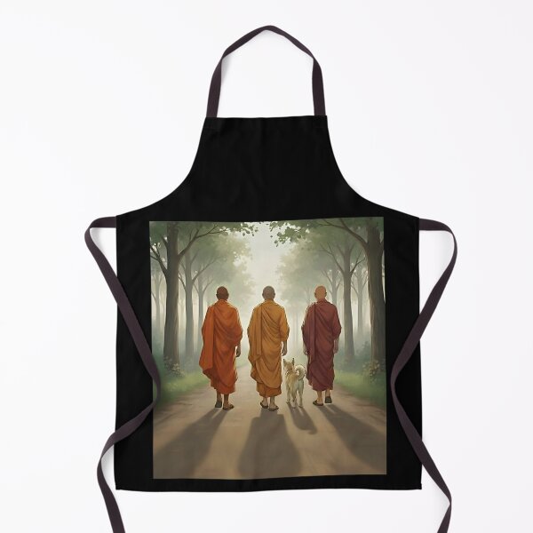 Item preview, Walk for Peace Monks with Dog Buddhist Unity Compassion designed and sold by CristHuds.