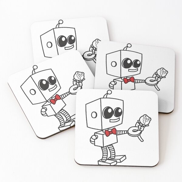 Item preview, Robot in Love Match Valentine's Day designed and sold by NF Designs Studio DTF.
