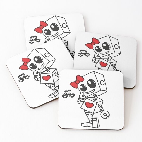Item preview, Robot in Love Valentine's Day Match designed and sold by NF Designs Studio DTF.