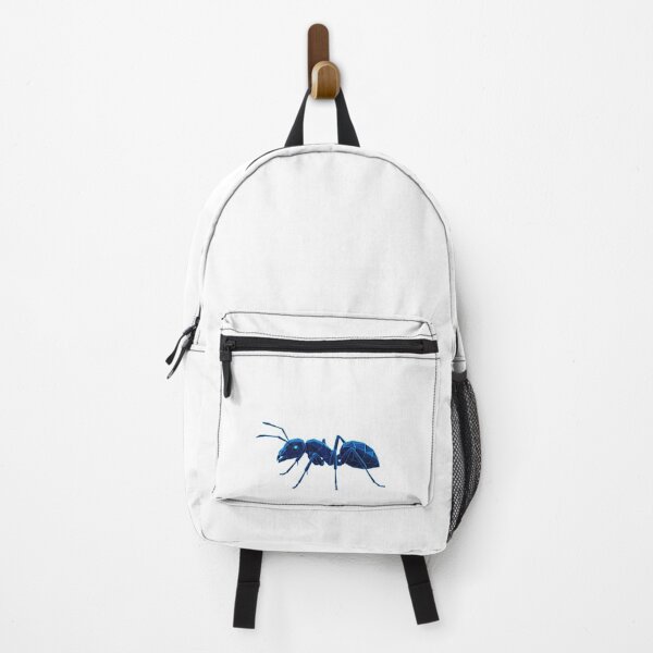 Item preview, Electric Blue Ant – Geometric Insect Sticker for Laptop designed and sold by bsbd-action.