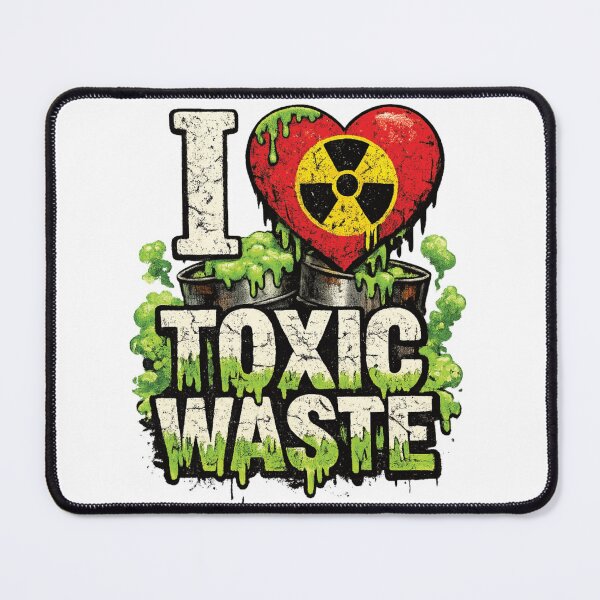 Item preview, Toxic Waste Lover Shirt – Nuclear Humor Retro Design designed and sold by 486DesignCo.