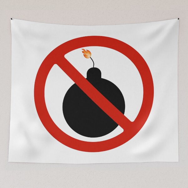 Item preview, No bombs anti war design  designed and sold by Rachel the Artist .