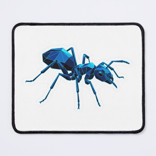 Item preview, Blue Mechanical Ant – Robotic Style Sticker for Science Fiction Fans designed and sold by bsbd-action.