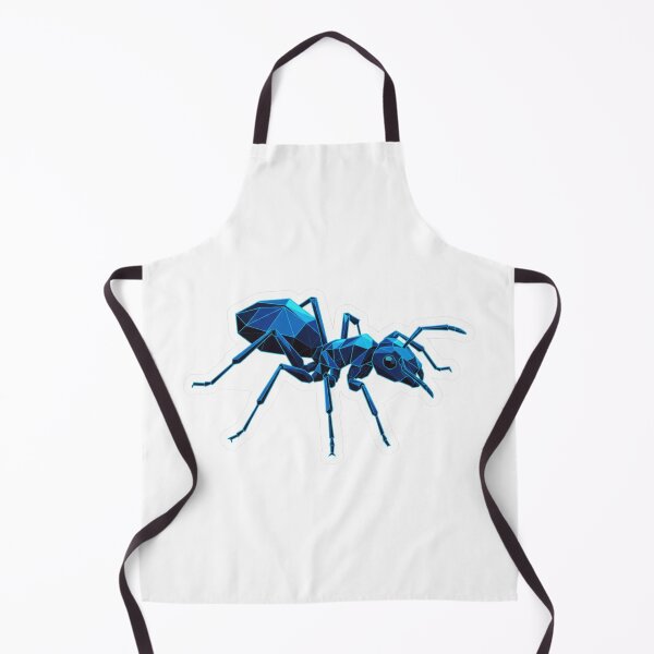 Item preview, Blue Mechanical Ant – Robotic Style Sticker for Science Fiction Fans designed and sold by bsbd-action.