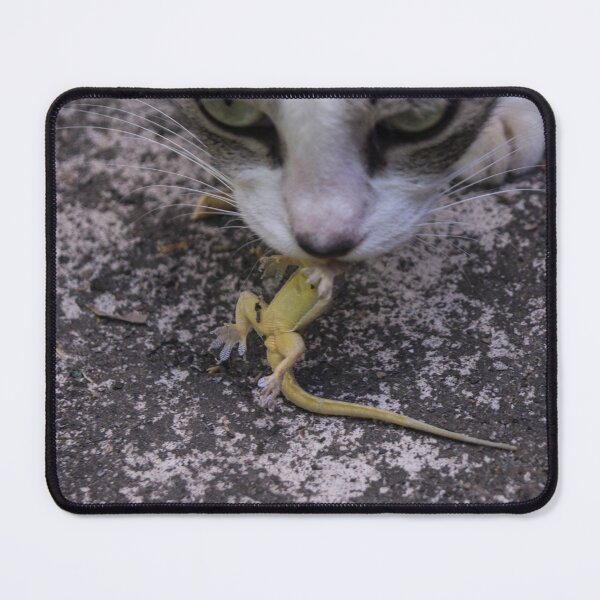 Item preview, Cat Preying Lizard for Food designed and sold by ROSE ANN BANILAR.