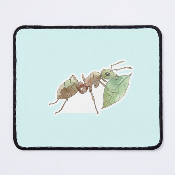 Item preview, Worker Ant with Leaf – Realistic Watercolor Sticker for Garden Lovers designed and sold by bsbd-action.