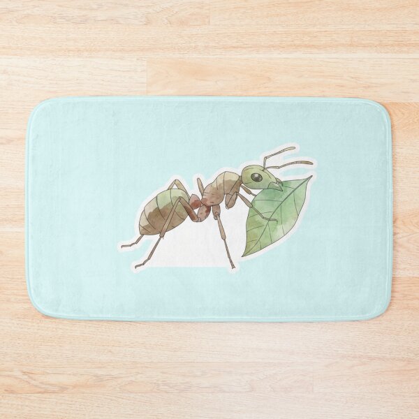 Item preview, Worker Ant with Leaf – Realistic Watercolor Sticker for Garden Lovers designed and sold by bsbd-action.