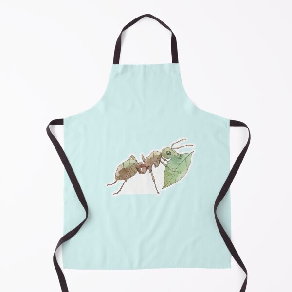 Item preview, Worker Ant with Leaf – Realistic Watercolor Sticker for Garden Lovers designed and sold by bsbd-action.