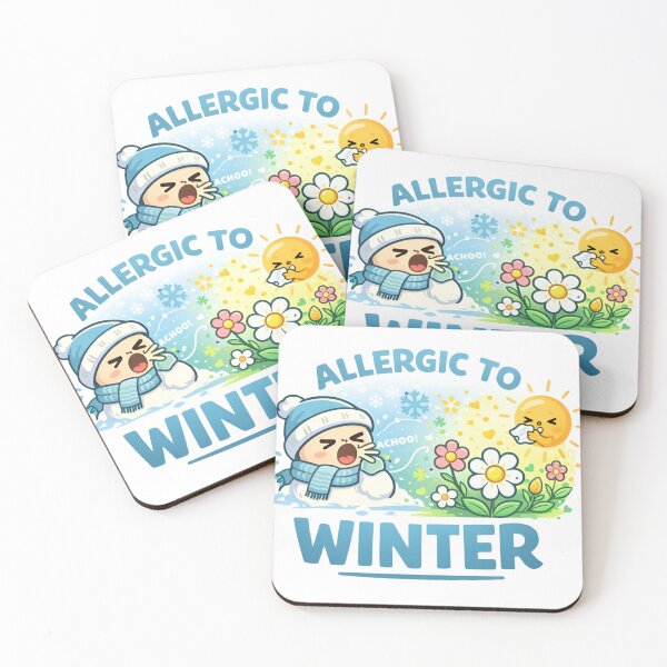 Item preview, Allergic To Winter Funny Hello Spring Humor designed and sold by Michalsky99.
