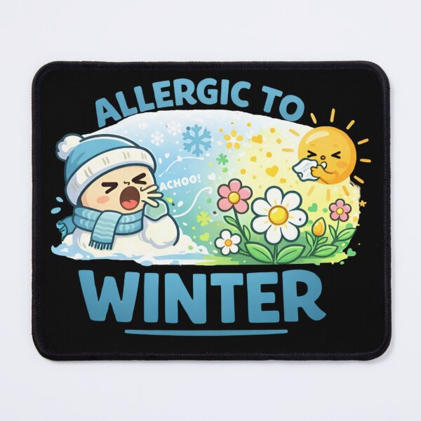 Item preview, Allergic To Winter Funny Hello Spring Humor designed and sold by Michalsky99.