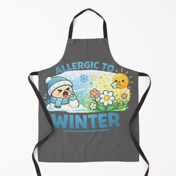 Item preview, Allergic To Winter Funny Hello Spring Humor designed and sold by Michalsky99.