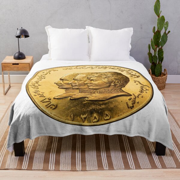 Item preview, Pahlavi Coin Graphic designed and sold by My Joyful Charm Store.