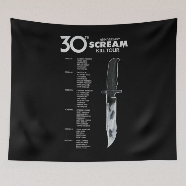 Item preview, Scream 7 30th Anniversary Kill Tour 2026 designed and sold by zarkazman.