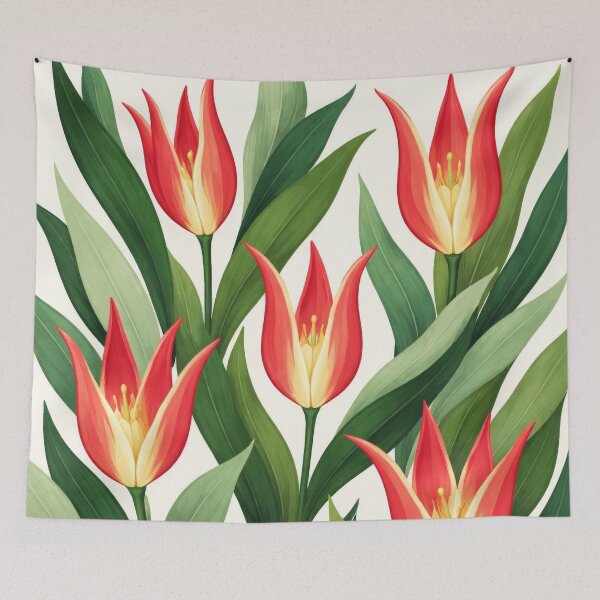 Item preview, Orange and Yellow Tulips designed and sold by scicilysimonee.