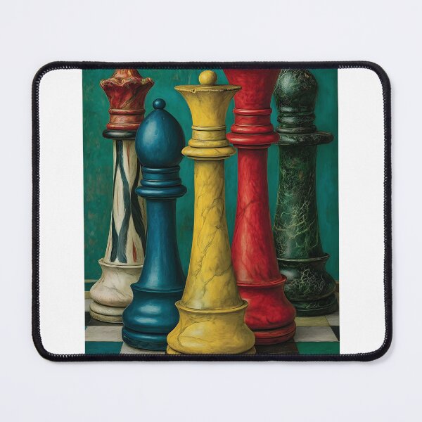 Item preview, Colorful Chess Pieces designed and sold by ChloeDesigns401.