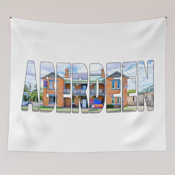 Item preview, ABERDEEN - Historic Hotel Pub Upper Hunter New South Wales Australia designed and sold by Adam Gormley.