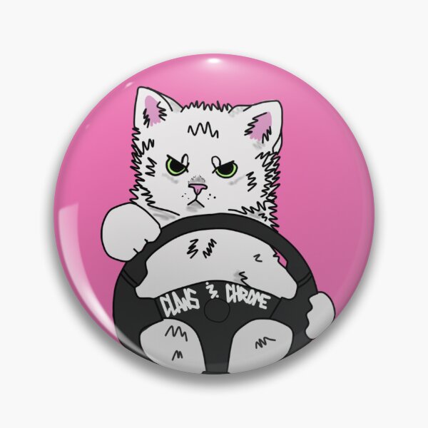 Artikelvorschau, Grumpy White Kitty entworfen und verkauft von claws&chrome.